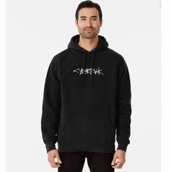 *SOLD*  Other Listing Available Tesla Cybertruck Graffiti Hoodie Size Large - Picture 1 of 5